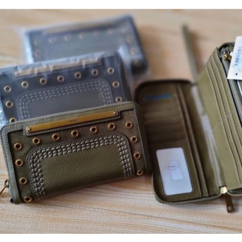 DompetFossil Liza Zip green