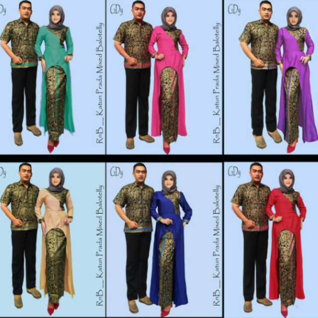 Kebaya modern couple / abaya couple