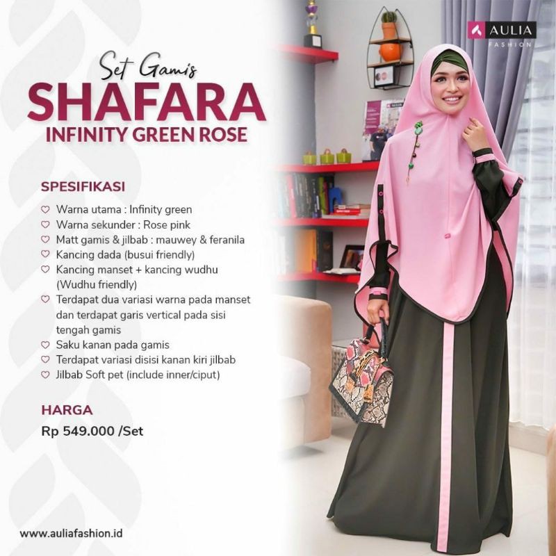 Gamis Syari Aulia Shafara