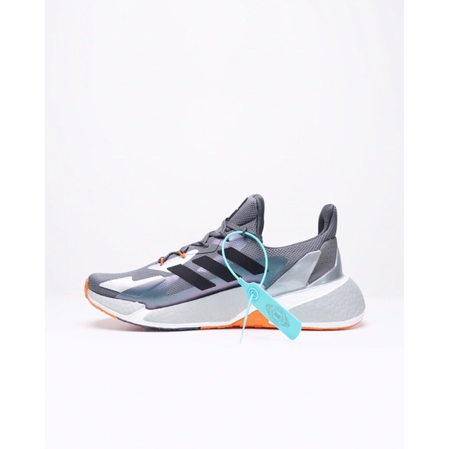 SNEAKERS ADIDAS X9000L4 GREY SIX CORE BLACK ORANGEGREY SIX MATERIAL ORIGINAL 100% BNIB REAL PICT