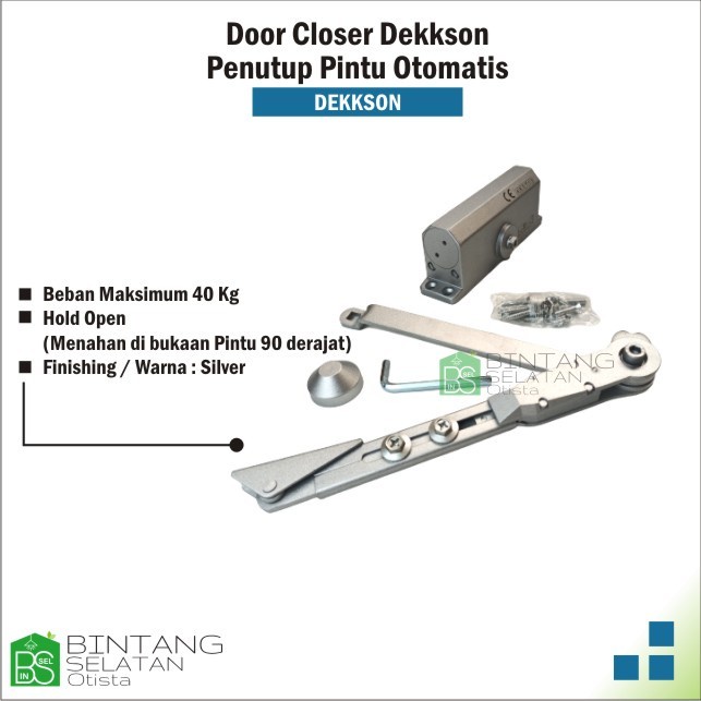 Door Closer Dekkson Penahan Pintu 90 Derajat  Penutup Pintu Otomatis