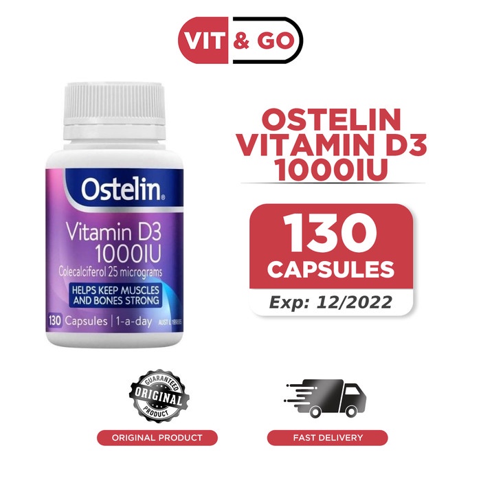 OSTELIN VITAMIN D3 1000IU 130 CAPSULES