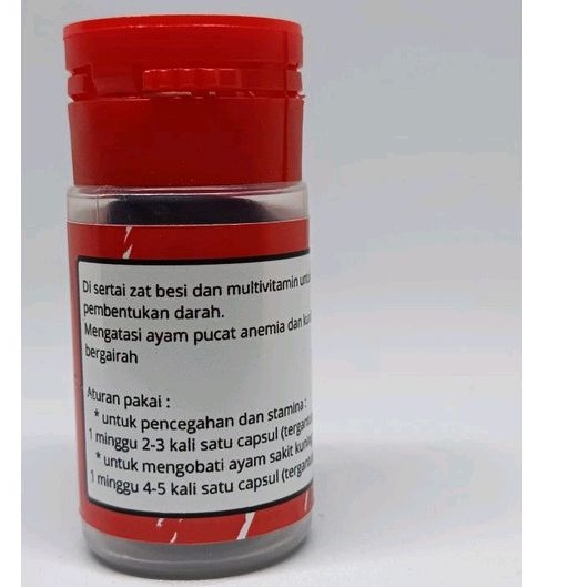 etablood vitamin suplemen untuk ayam lesu pucat isi 10 capsul zeorfarm