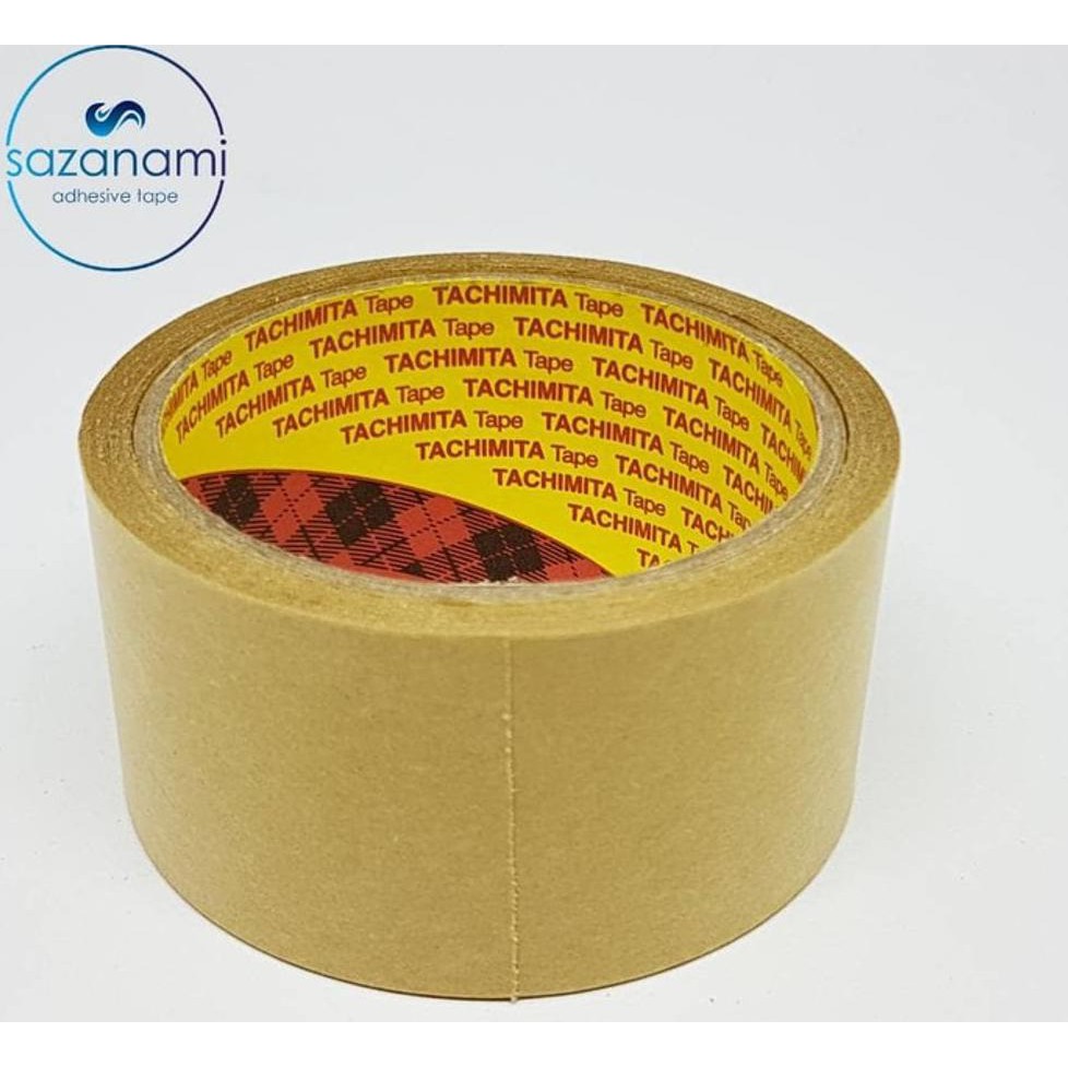 

TERMURAH KRAFT Lakban kertas 2 Inch x 15m MASKING TAPE TACHIMITA