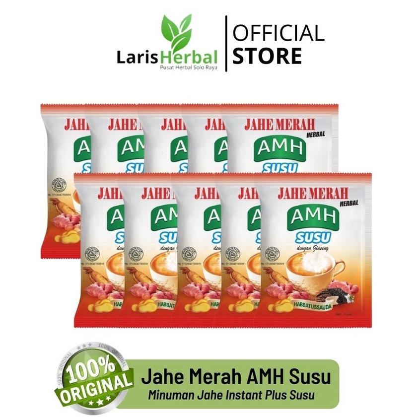

ORIGINAL AMH Susu Jahe Plus Susu 1Renteng