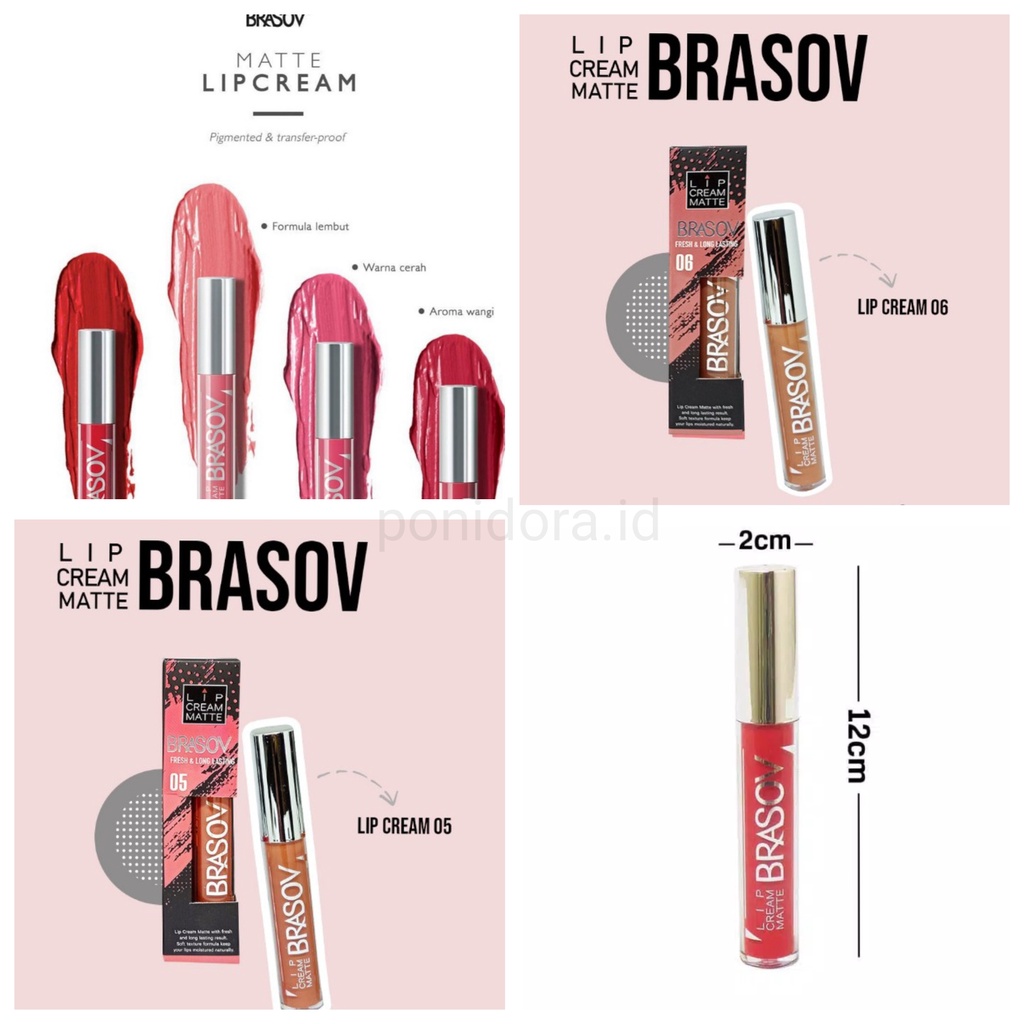 Lip cream BRASOV LIPCREAM lipstik matte