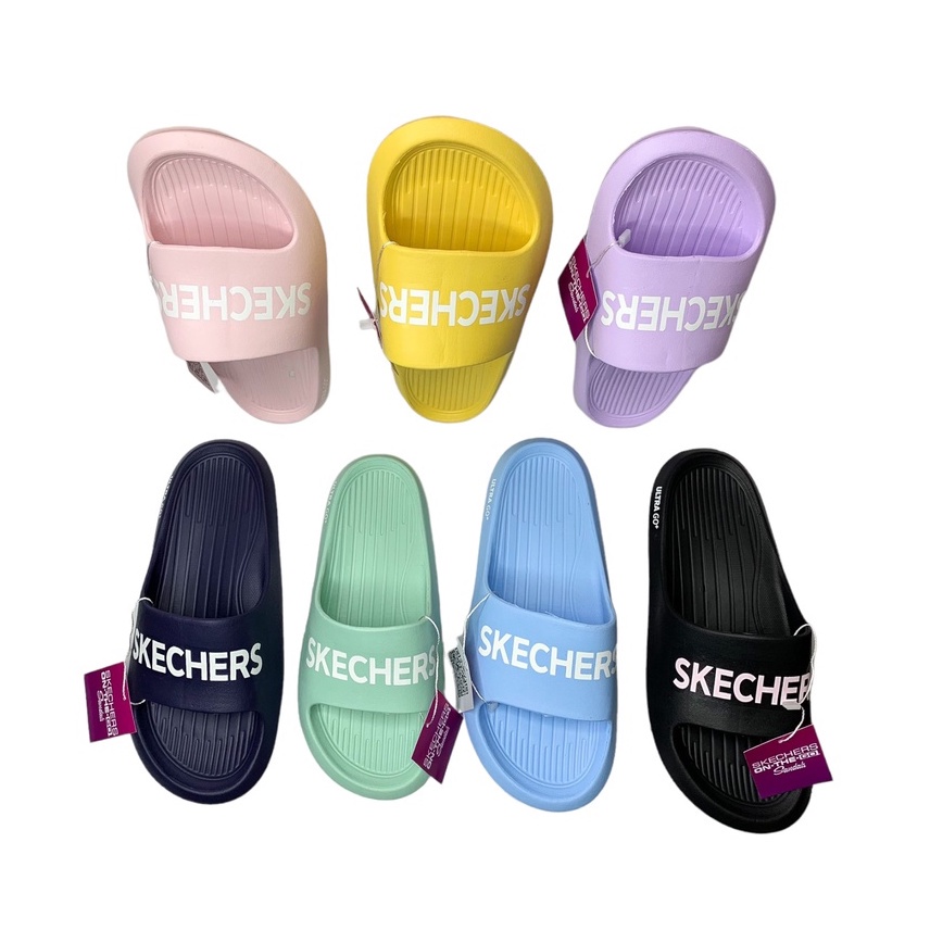PROMO RAMADHAN Sendal Skechers Wanita Terbaru Sandal Wanita Lucu Selop Kekinian Sandal Selop Cewek M