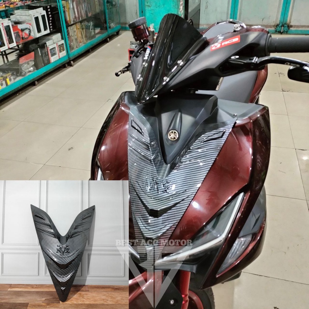 DASI BUTA AEROX 155 2017 2018 2019 2020 CARBON NEMO COVER DADA AEROX OLD CARBON
