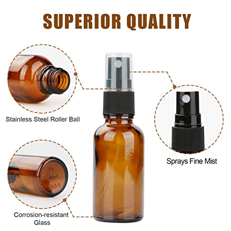 7 Size Amber Plastic Spray Bottle