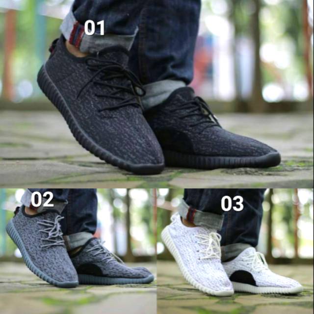 Sepatu pria snekers adidas yeezy boost 350 size 39-44