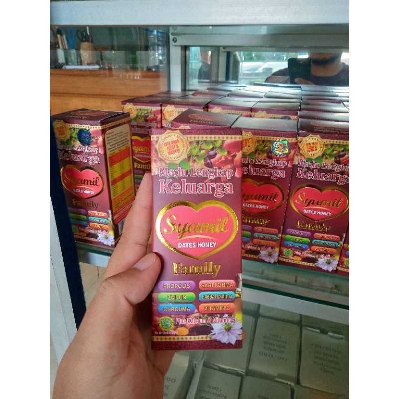 

Syamil Dates Honey Herbal 200ml - Madu Syamil Untuk Dewasa dengan Omega 3 6 & 9 Propolis dan Curcuma Tanpa Pengawet