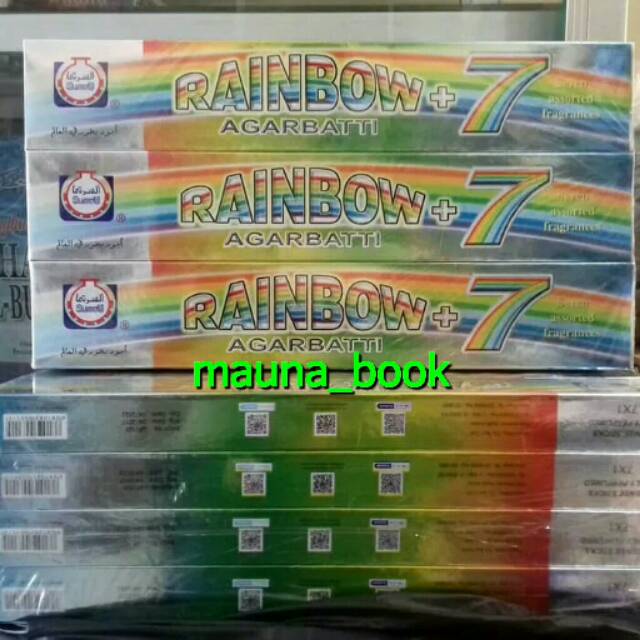 Dupa Arab Rainbow - Satu Paket Dupa Rainbow Berisi 12 Pak