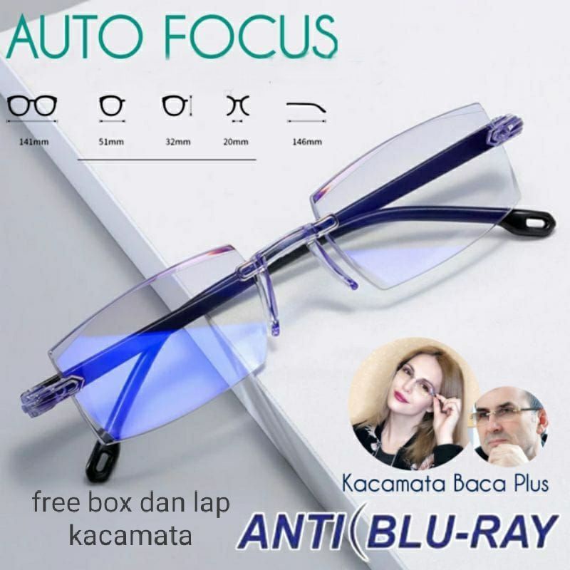 KACAMATA BACA AUTOFOKUS ANTI BLUE RAY 525