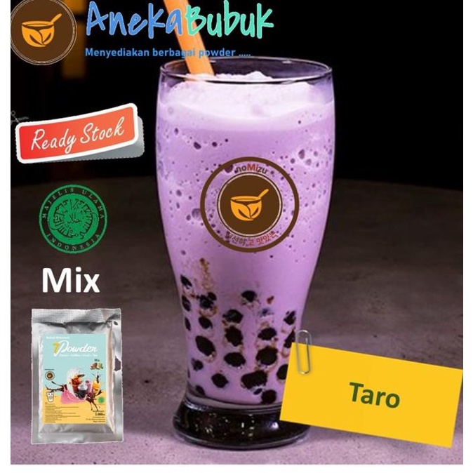 

Diskon Bubuk Minuman Taro Mix 1kg - Serbuk Rasa Taro Boba Powder Drink 1kg Diskon