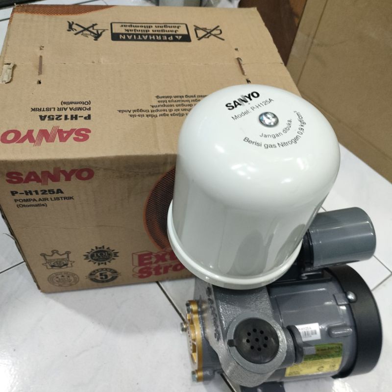 Pompa air SANYO Otomatis PH 125A Pompa sumur dangkal Sanyo otomatis p-h125 a