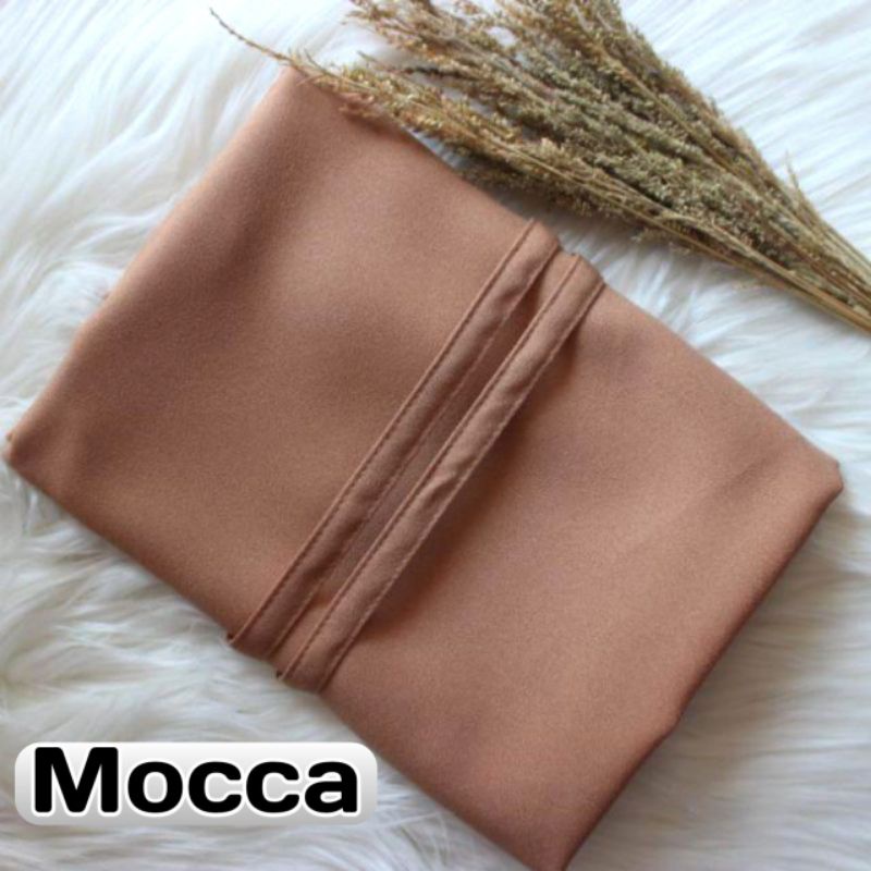 BERGO JUMBO NON PED ANTEM XL / JILBAB HIJAB SYARI JUMBO WOLFIS-Mocca
