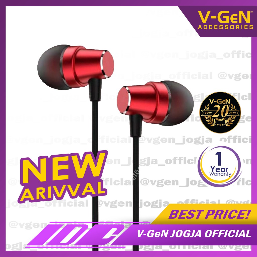 Handsfree V-GeN VEP1-21 Wired Earphone Headset