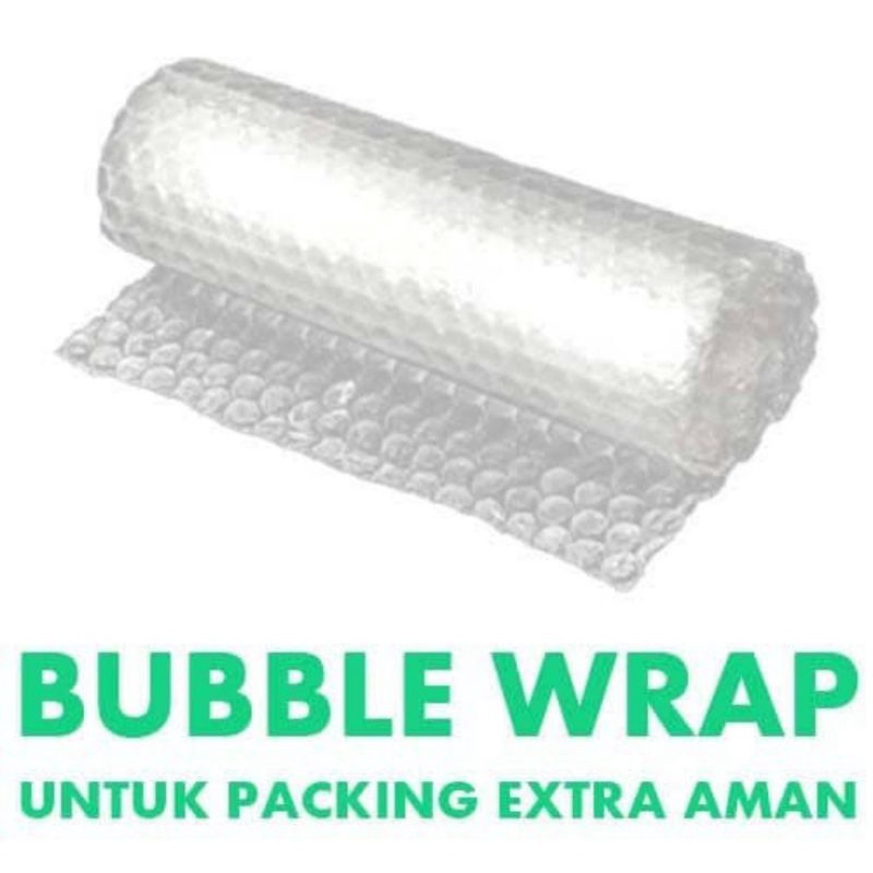 

Bubble Wrap Extra untuk Tambahan Packing Aman
