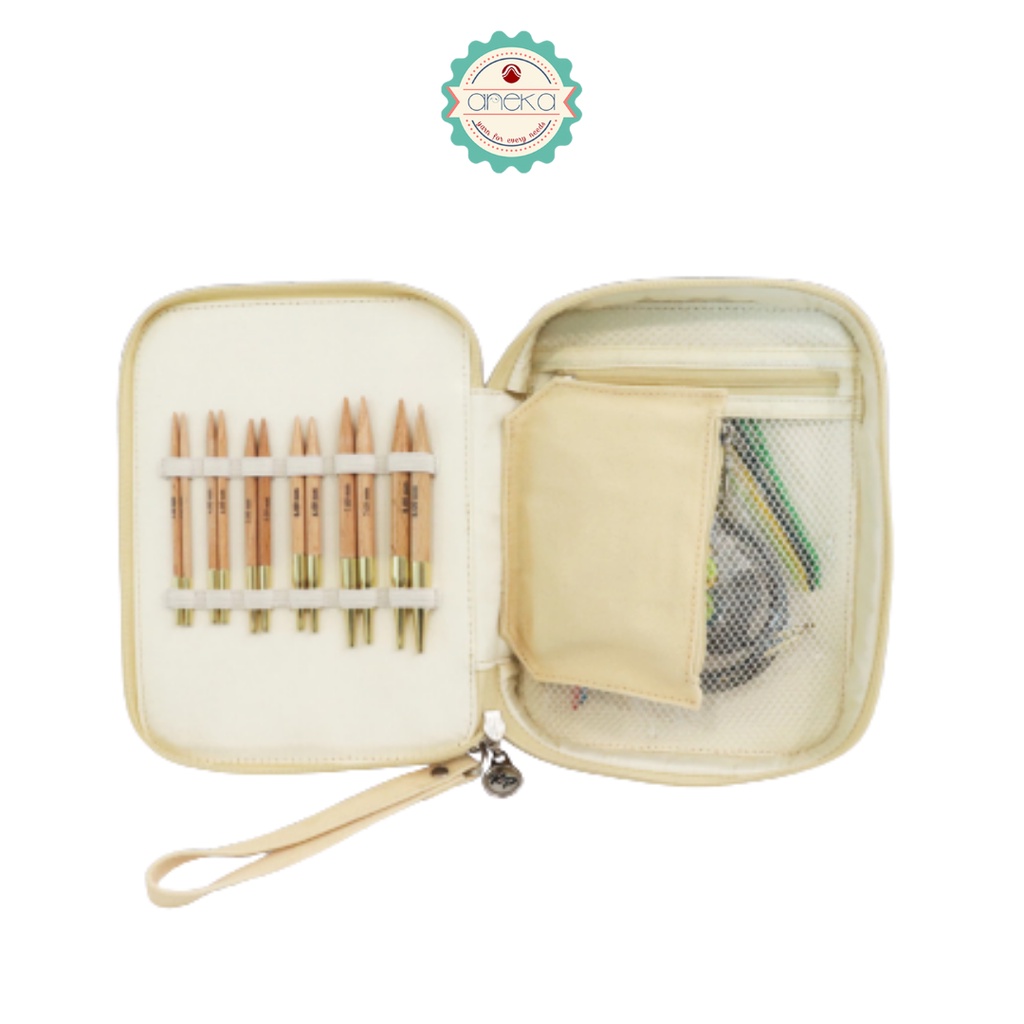 KnitPro - Beech Wood Normal Interchangeable Needle Set - Beginner's Set