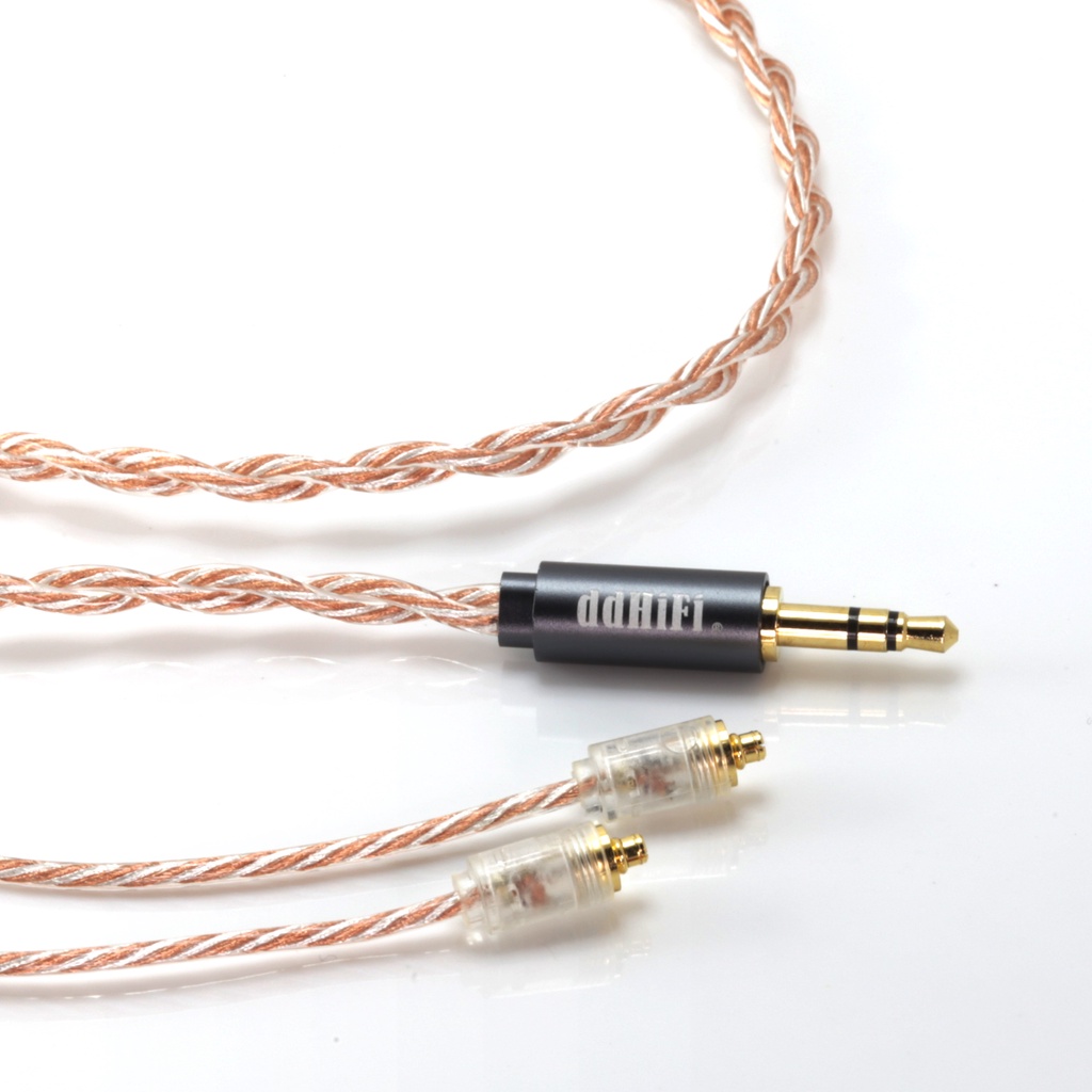 DD ddHiFi BC110A Stock Earphone Cable of E2020B (Janus2) with High-Purity Silver-Plated OFC, 3.5mm Plug &amp; MMCX Connector