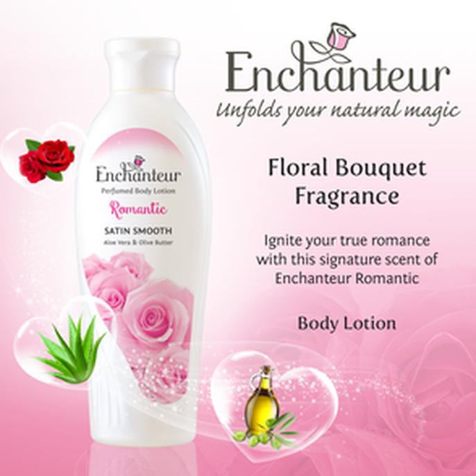 Enchanteur Perfumed Body Lotion Whitening Satin Smooth Romantic