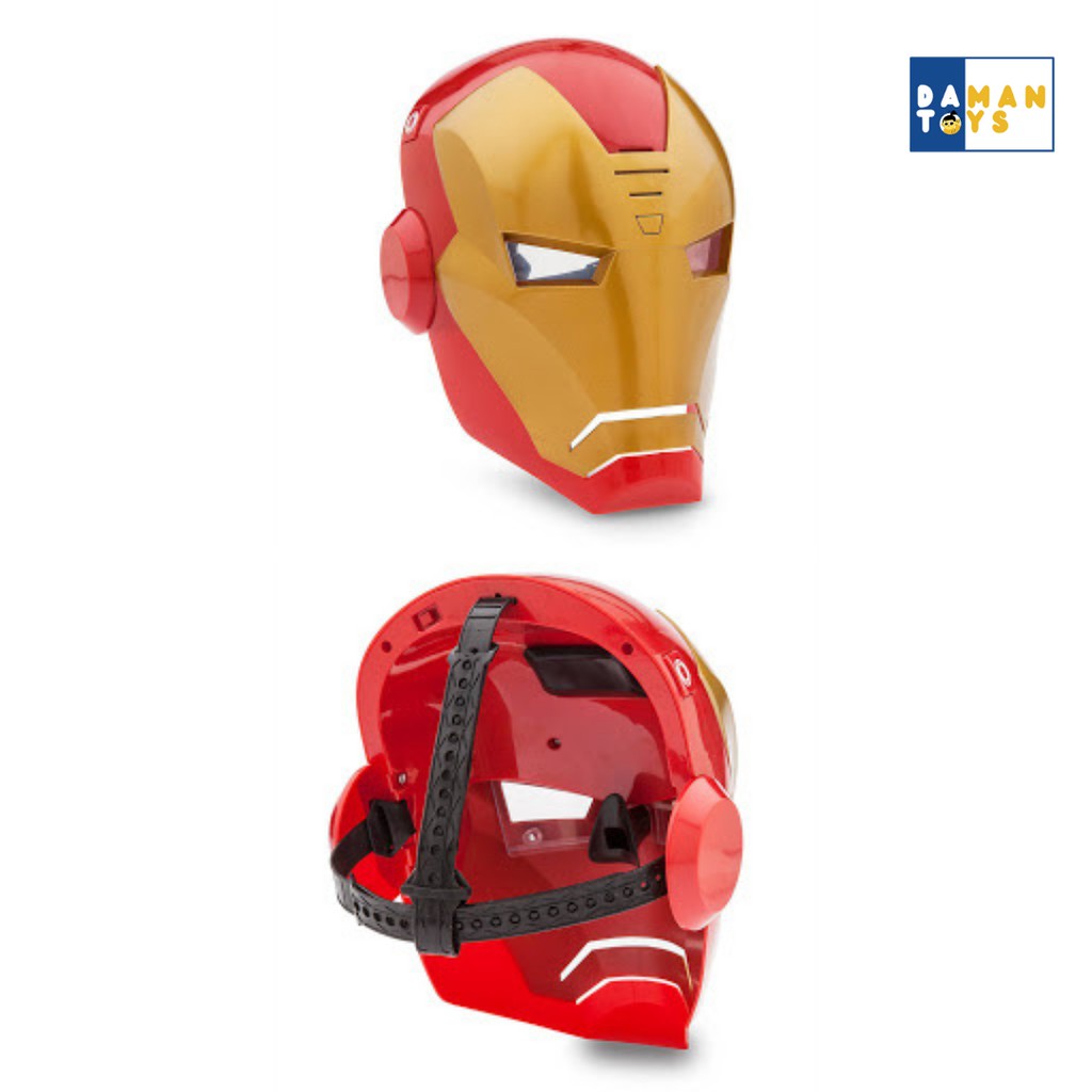 Topeng Helm Helmet Iron Man Avengers / Topeng Ironman Anak nyala / Topeng Original Iron Man Disney