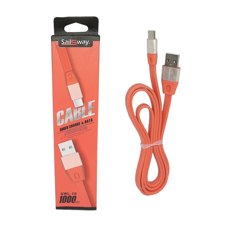 KABEL DATA CHARGER PREMIUM QUALITY SAILSWAY SWL-15 FOR TIPE C