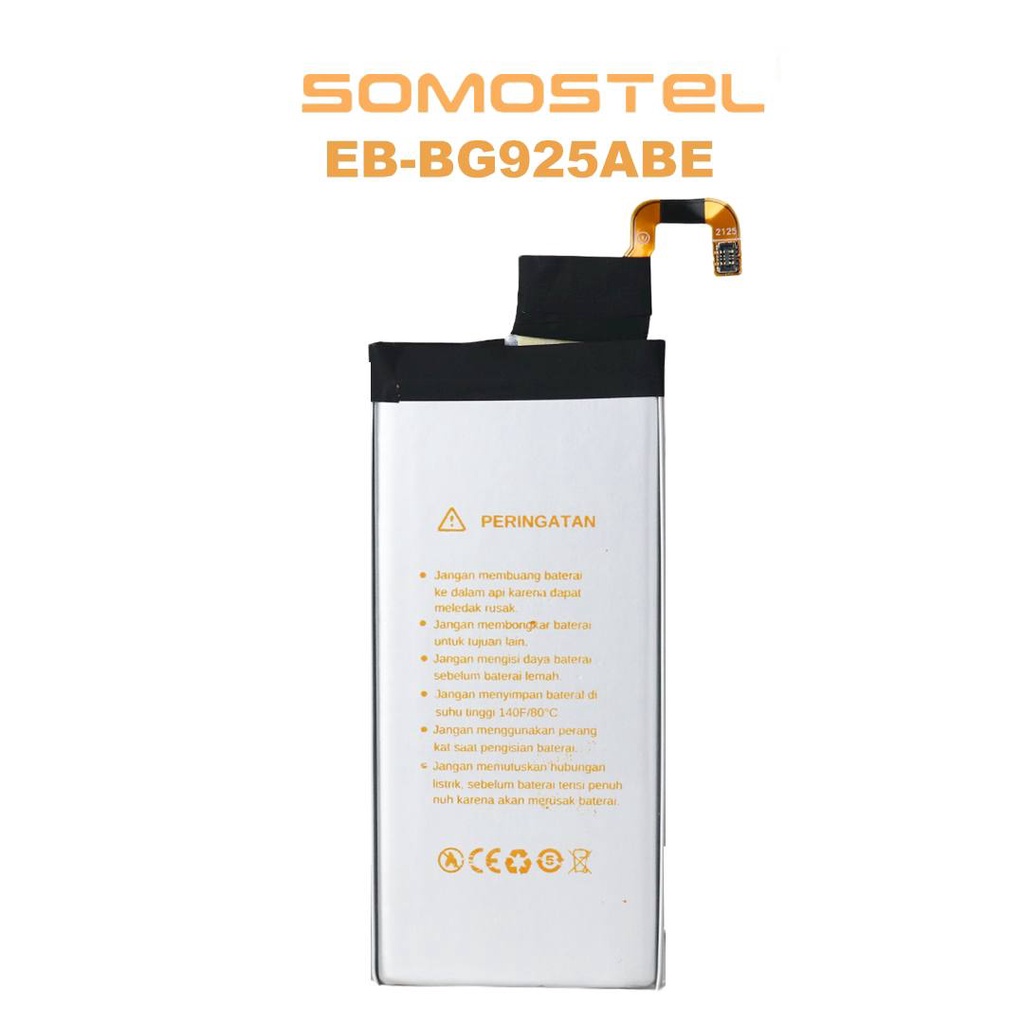 Somostel - EB BG925ABE Samsung S6 Edge Batre Batrai Baterai