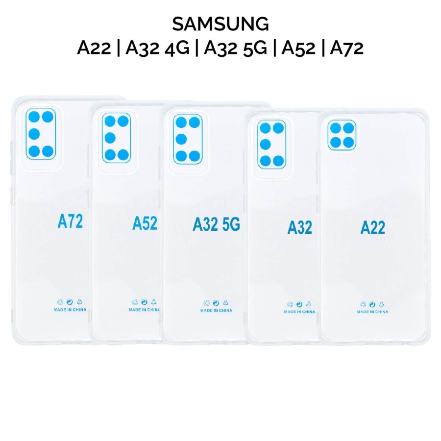 SILICONE SAMSUNG A32 4G/A32 5G CASE SILIKON BENING SOFTCASE TRANSPARANT SAMSUNG A32