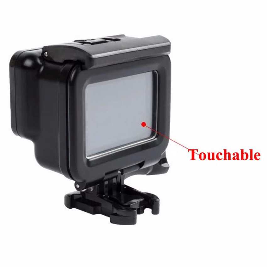 (BISA COD) FTIHSHPVamson Touchscreen Waterproof Case 60m for GoPro Hero 5/6/7