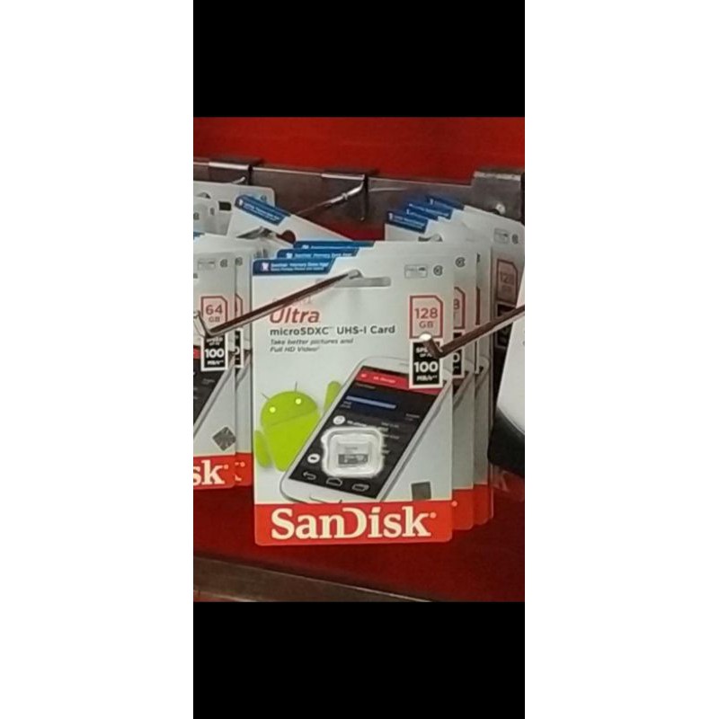 Micro sd sandisk 64gb 128gb original 100%