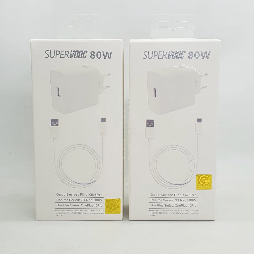 Charger OPPO Find X5 / 5 Pro SuperVOOC USB toType C 80W Fast Charging Original 100%