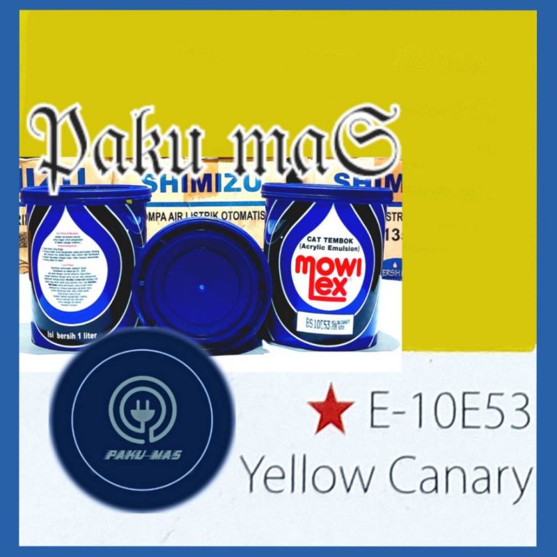 cat tembok mowilex interior 1kg Yellow Canary