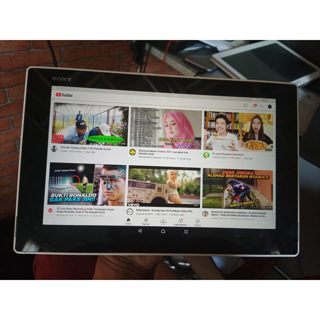 TABLET SONY XPERIA Z2 4G LTE 10.1 INCH RAM 3GB INTERNAL 16GB ORIGINAL