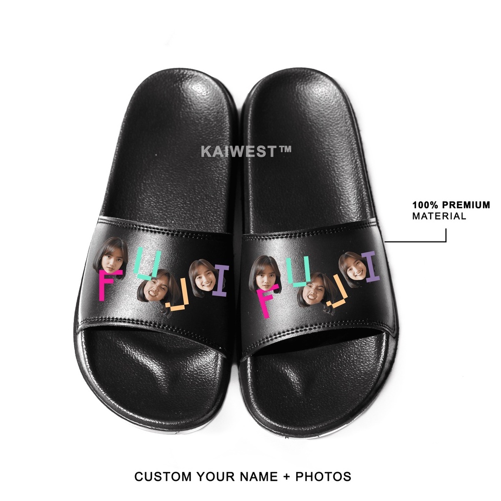 Jual Custom Slides Slip On Sandal Premium | Shopee Indonesia
