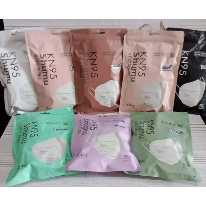 KN95 SHUMU Premium Masker  6ply Series Dewasa  10pcs/Pack