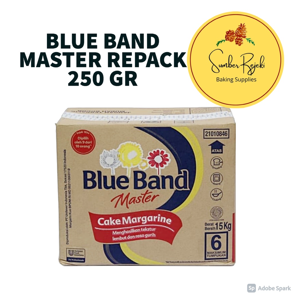 

Blueband / Blue Band Master Cake Margarine 250 GR