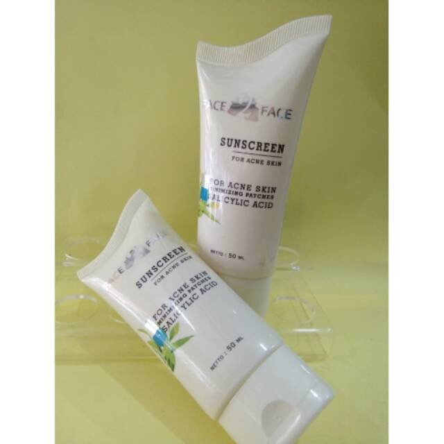 face 2 face sunscreen for acne skin