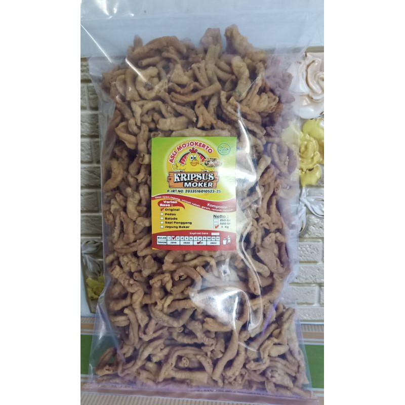 Keripik Usus Ayam Super Original  1 kg