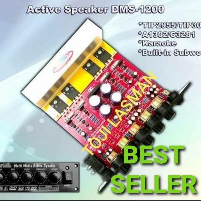 pcb kit mesin speaker aktif stereo dms 1200 platinum dms1200 tip 3055