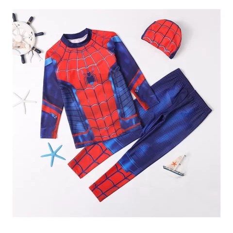 Baju Spiderman Superhero Anak Laki Laki