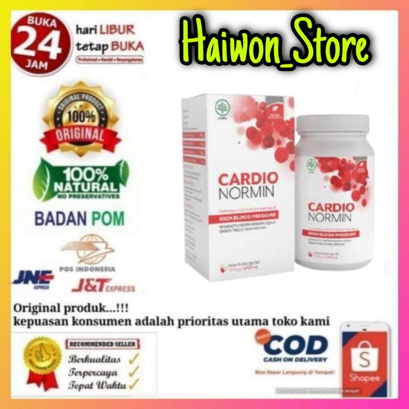 Grosir obat CARDIONORMIN asli herbal BPOM obat Hipertensi