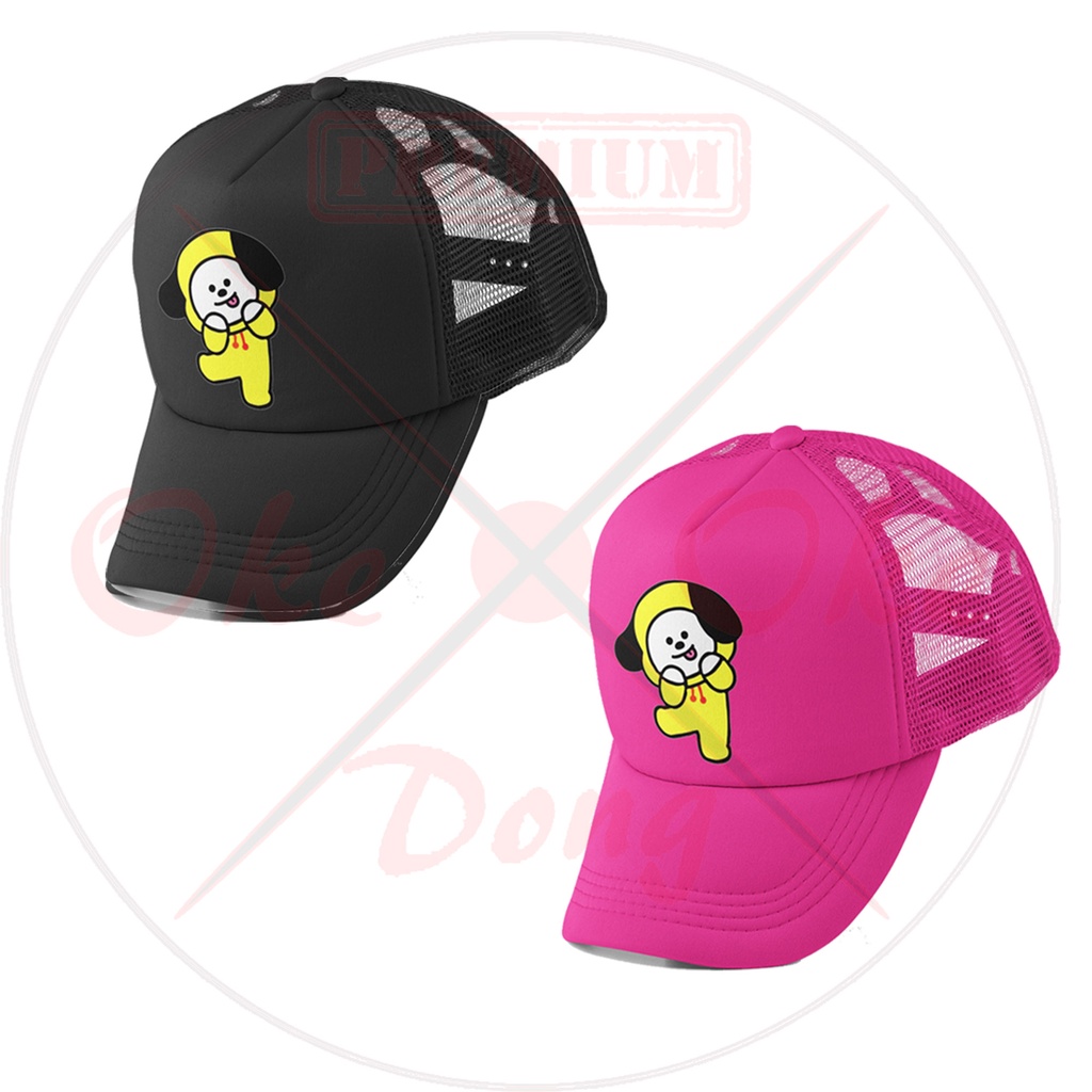 TOPI ANAK BT21 KARAKTER  TOPI JARING PREMIUM-5