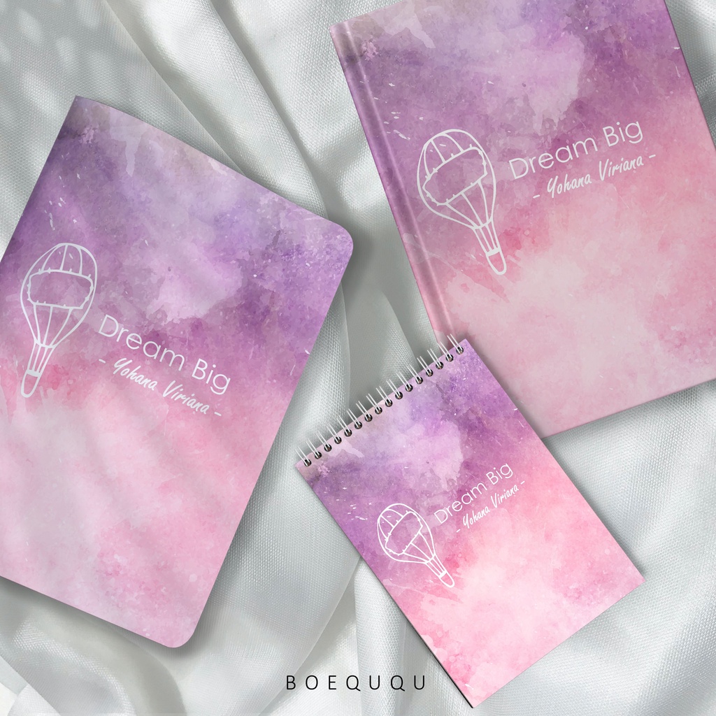 

Noteped Boeququ / Notebook Hardcover Laminasi Doff / Notebook Softcover A5 / Bisa Custom Design / Custom Notebook / Personal Book / Buku Journaling