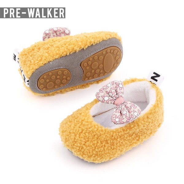 Sepatu Prewalker Bayi - Sepatu Bayi Perempuan Anti Slip Sol Karet S1172