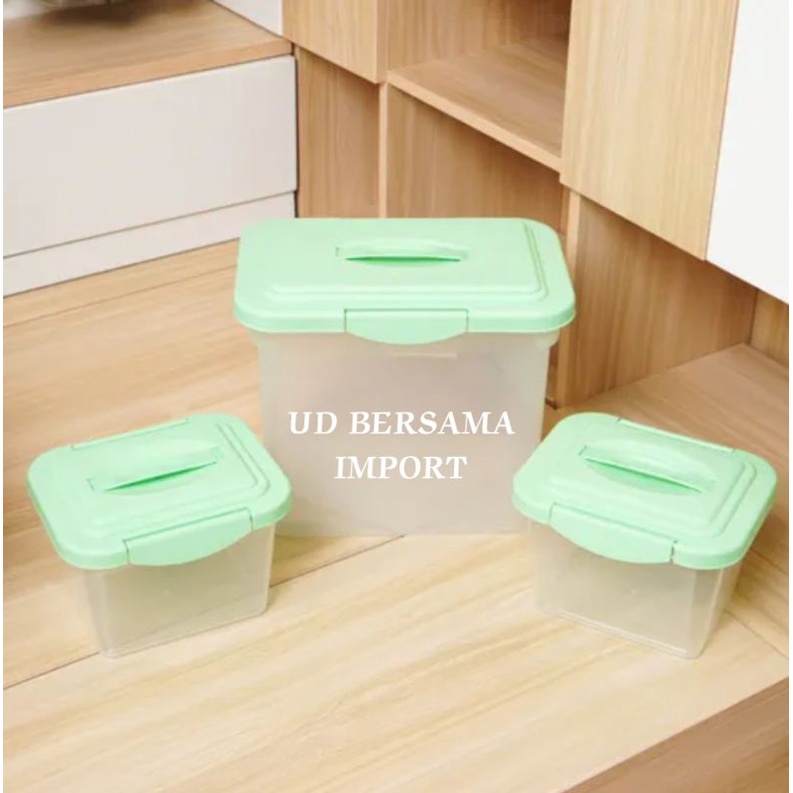 STORA Set 3Pcs Kotak Penyimpanan Serbaguna/Stora Box