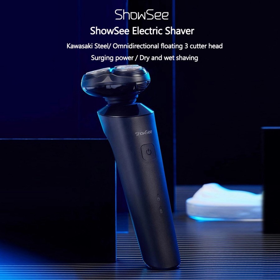 ShowSee Electric Shaver F303 Triple and Dry Dual Use IPX7 Waterproof