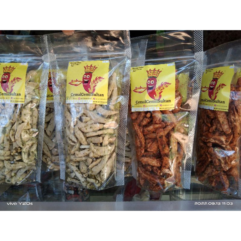 

basreng pedas dan ORI daun jeruk