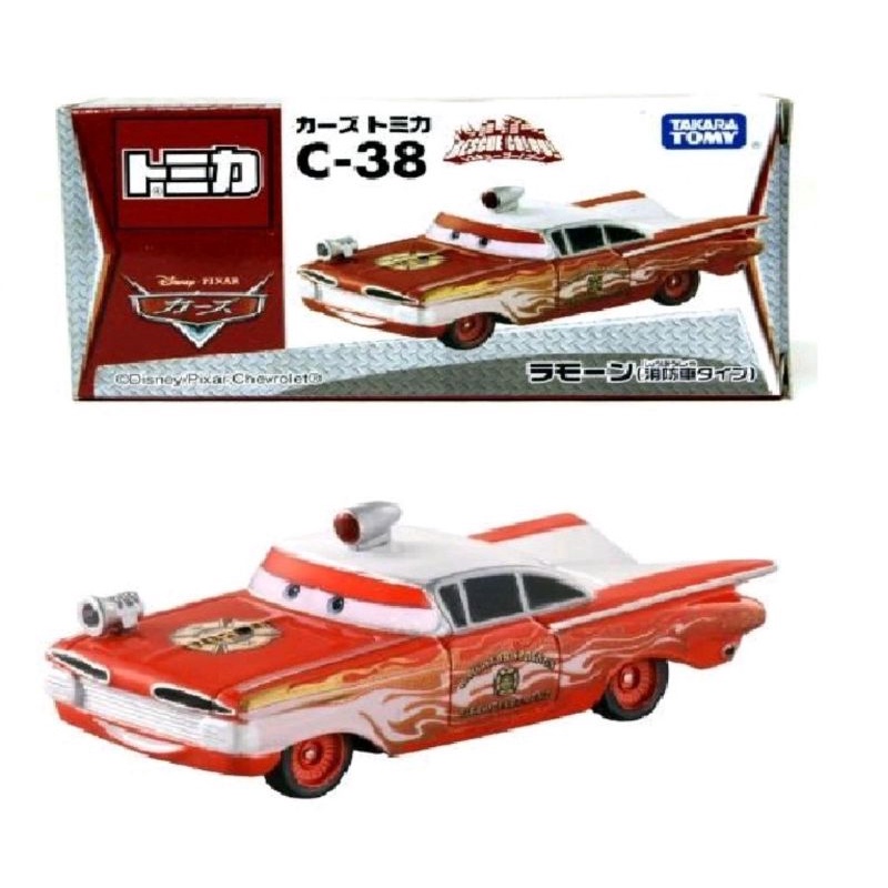 Tomica Disney Pixar Cars C38 Ramone Fire Chief Takara Tomy