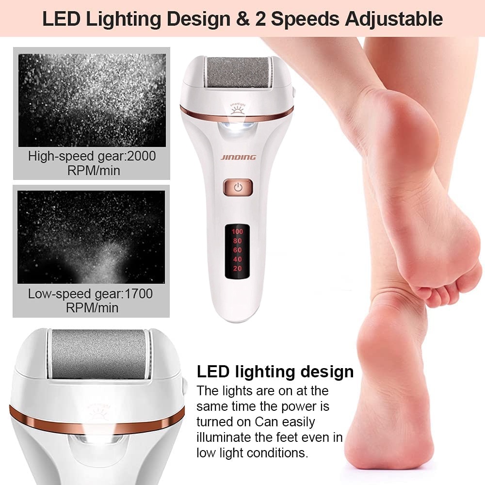 Penghalus Kaki Elektrik/Portable callus Remover/ Pedicure menicure Foot Grinder /Untuk Menghilangkan Kulit Mati Dan KapalanBarang spot